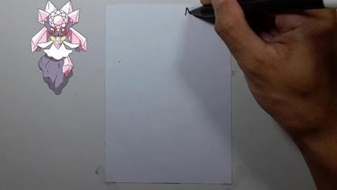 Drawing Pokemon DIANCIE