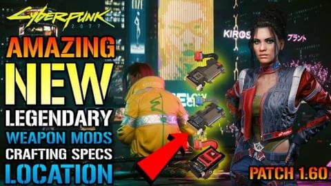 Cyberpunk 2077: AMAZING New Legendary! Weapon Crafting Sp...