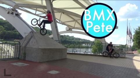 Riding BMX In Charleston West Virginia.
