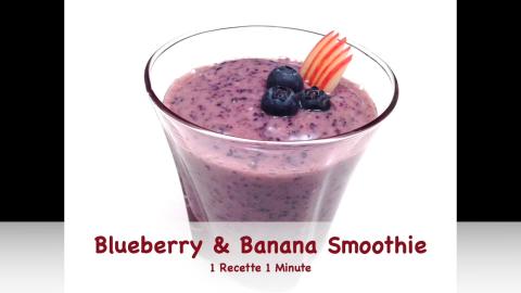 Yummy Blueberry Smoothies / 2 Easy Recipes