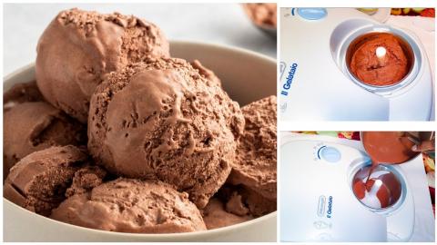 Creamy Smooth Chocolate Ice-Cream At Home Using The DeLon...