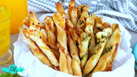 EASY PUFF PASTRY STICKS