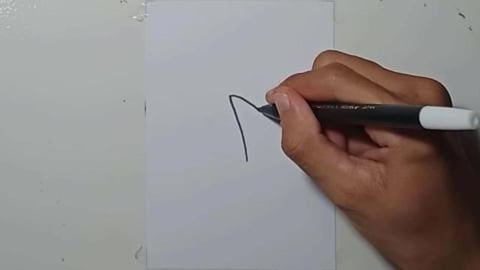 DRAW GRAFITI LETTER D V3 BLACK #SHORTS