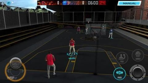 NBA2K Mobile:29/3 3-on-3 gameplay (intense!)