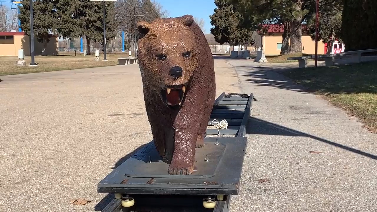 Bear spray demonstration at Idaho Sportsman Show News Tribune
