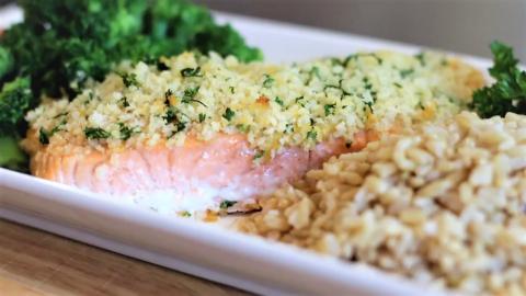 How to Make Panko Crusted Salmon | It's Only Food with Ch...