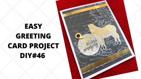 EASY GREETING CARD PROJECT DIY#46