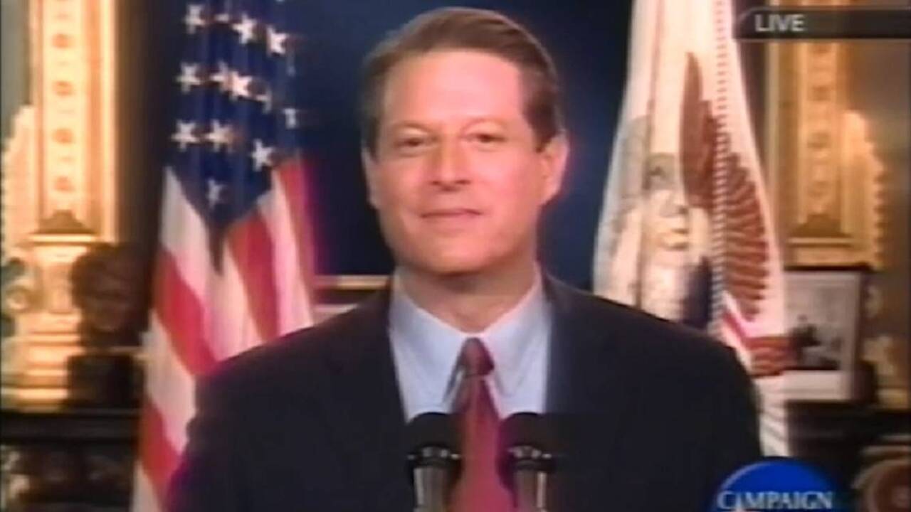 Al Gore Concedes 2000 Presidential Election To George W. Bush ...