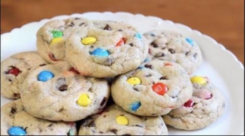 Soft & Chewy M&M Cookies | SweetTreats
