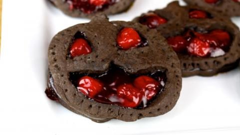 Chocolate Cherry Pies _ Halloween Individual Pies