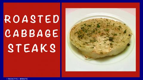 Roasted Cabbage Steaks / Wedges, Easy Vegan Recipe