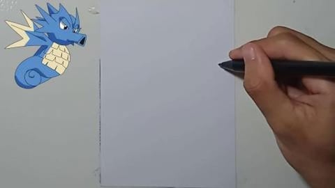 Drawing Pokemon seadra