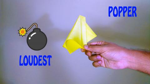 POPPER | Origami tutorial  | 2 MINUTES 