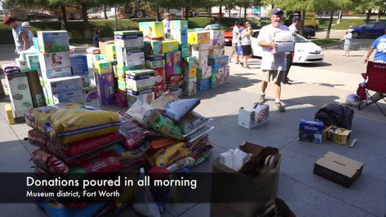 Donations doubled expectations as Fort Worth gives for Harvey relief