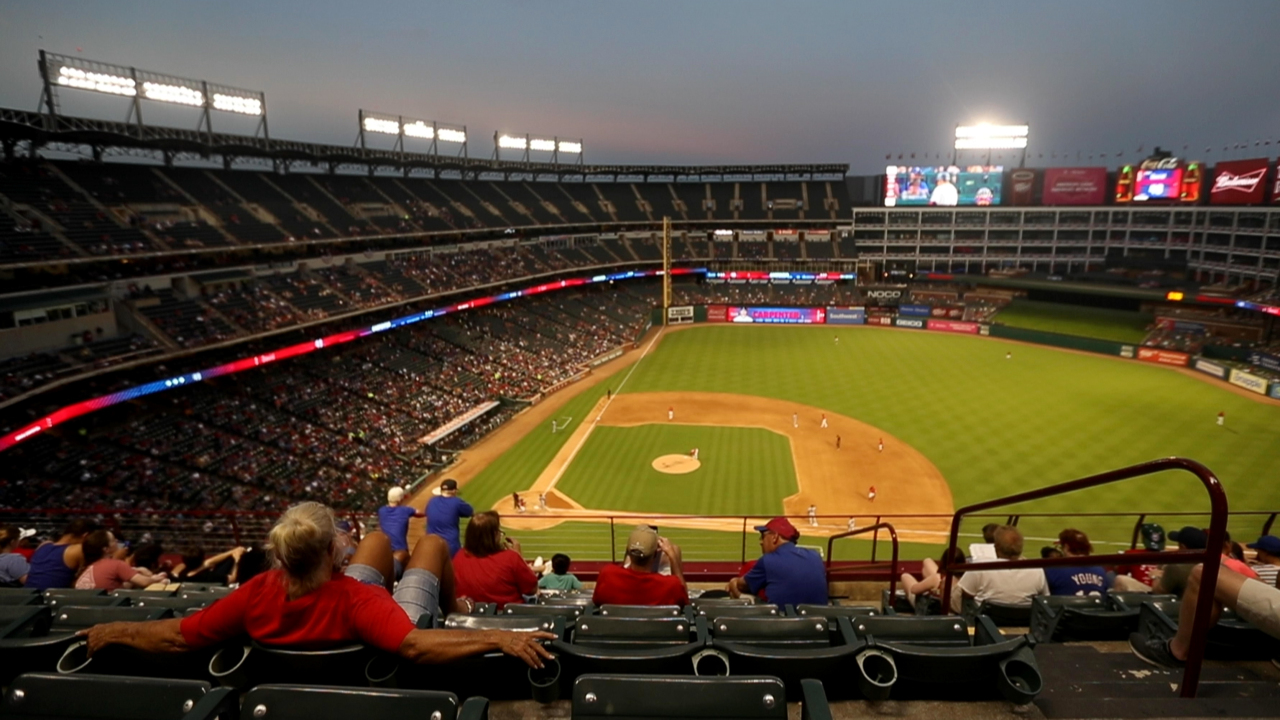 Seats to be added to convert Globe Life Park into a football field