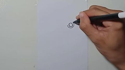 DRAWING CURLOUS FACE WITH BLG EYES CHAGE SCARY ...