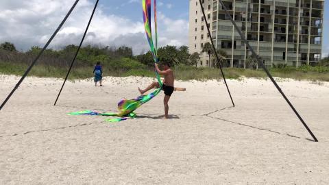 Rainbow Silk at Cocoa Beach - Teddy - Part 2