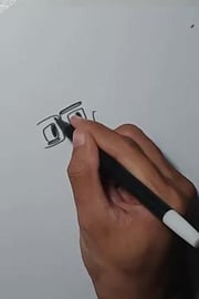 Drawing Graffiti Cartoon Sausage character