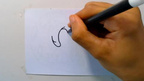 Drawing Graffiti cartoon graffiti of zombie head lying