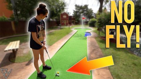 Playing Mini Golf With No Fly Golf Balls - Part 2