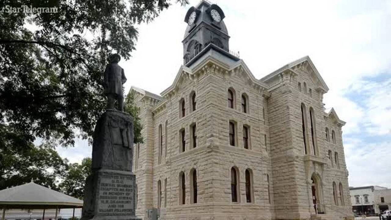 In Granbury A Statue Pays Tribute To The Town's Namesake Confederate ...