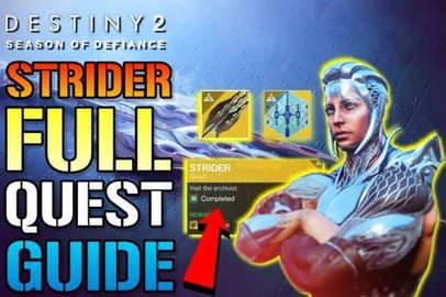 Destiny 2: Strider FULL QUEST GUIDE! How To Get The "Wint...