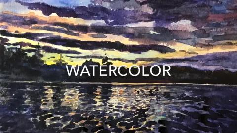 My latest Watercolor Painting Timelapse from the Quaranti...