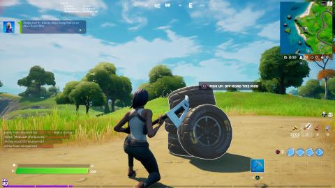 Bounce 3 Times on Tires Without Touching the Ground