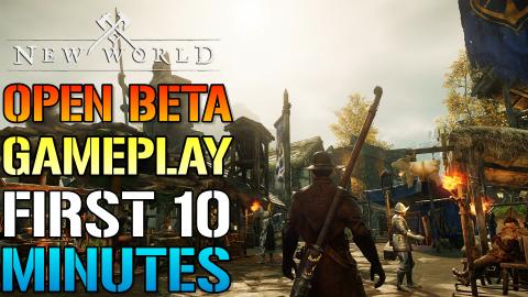 New World: First 10 Minutes Of Gameplay! Character Creati...