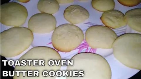 Butter Cookies (using toaster oven) _ Filipino Recipe | T...