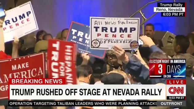 Trunp Reno Rally Donald Trump Rushed Offstage By Secret Service At Reno Event | HuffPost ...