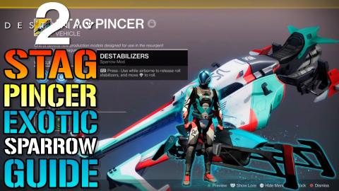 Destiny 2_ _Stag Pincer_ EXOTIC Sparrow Guide! How To Get...