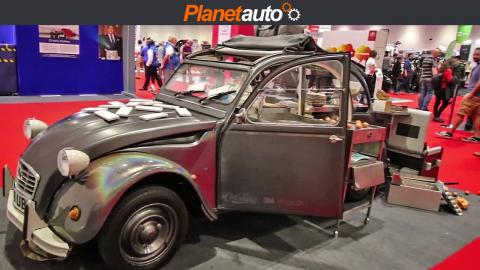 Worlds smallest Food Truck Citroen 2CV at 70