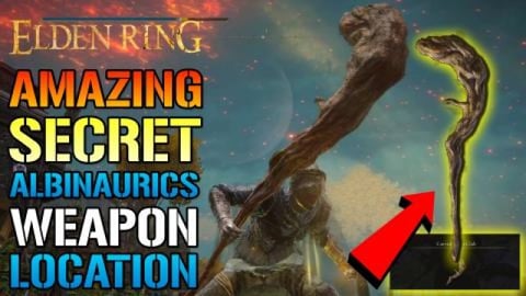 Elden Ring: AMAZING Albinauric SECRET WEAPON! Curved Grea...