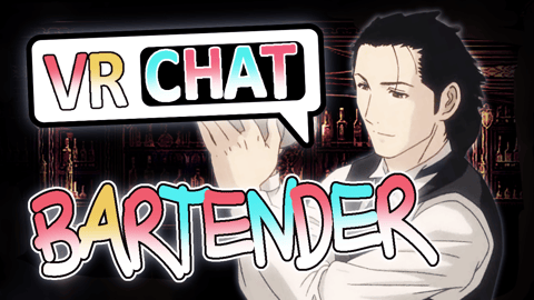 Bartending In Virtual Reality game VRCHAT