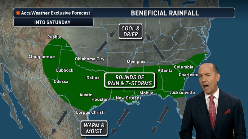 Waves of rain and storms on the way for the Southeast | AccuWeather