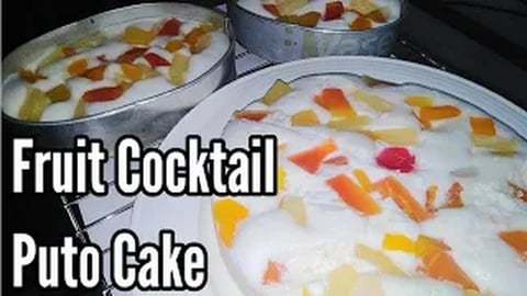 TBPH68 _ FRUIT COCKTAIL PUTO CAKE _ How to make fluffy sp...