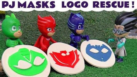 PJ Masks Play Doh logo rescue Cartoon Toy Story with Disn...