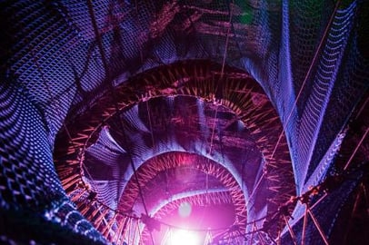 Unreal Underground Trampoline Park