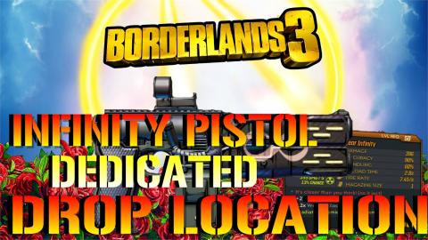 Borderlands 3: INFINITY PISTOL! Dedicated LEGENDARY Drop ...