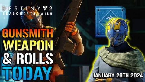 Destiny 2: Gunsmith NEW Legendary Weapons & Rolls TODAY! ...
