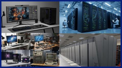 Parts of Computer and Types of Computer