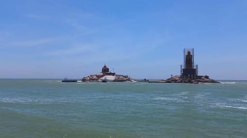 Boats Ferrying People To Vivekananda Rock Memorial | Tami...