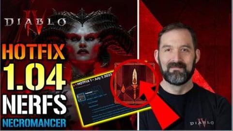 Diablo 4: Hotfix 1.04 NERFS Necromancer! BLOOD LANCE! FUL...
