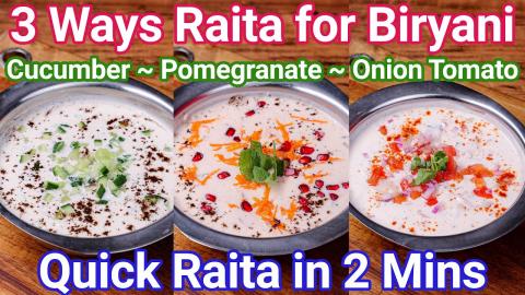 Surprise Guest with Raita Recipe for Biriyani & Pulao 3 W...
