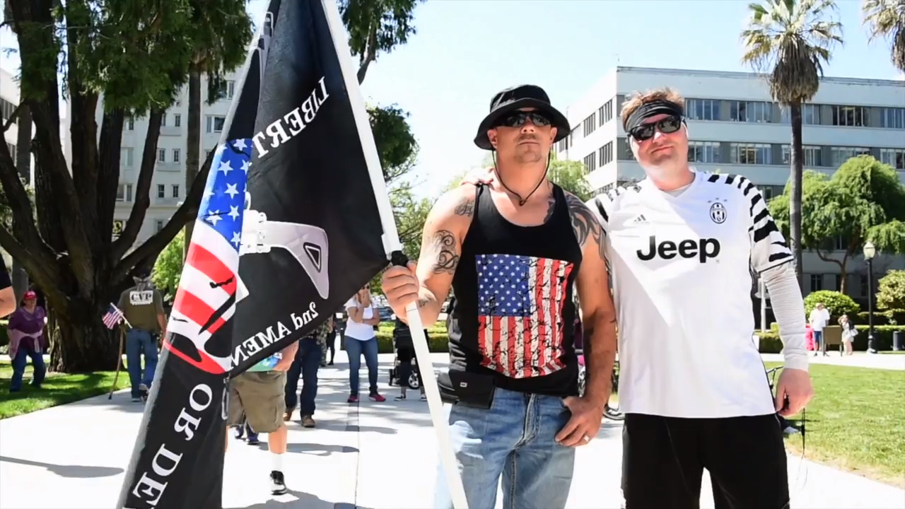 Supporters Of The 2nd Amendment Rally In Front Of The South Steps Of