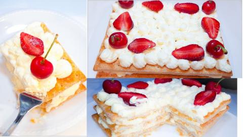 No Bake Cold Cake In 5 Minutes.