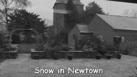 Snow & a Haunted Church in Newtown