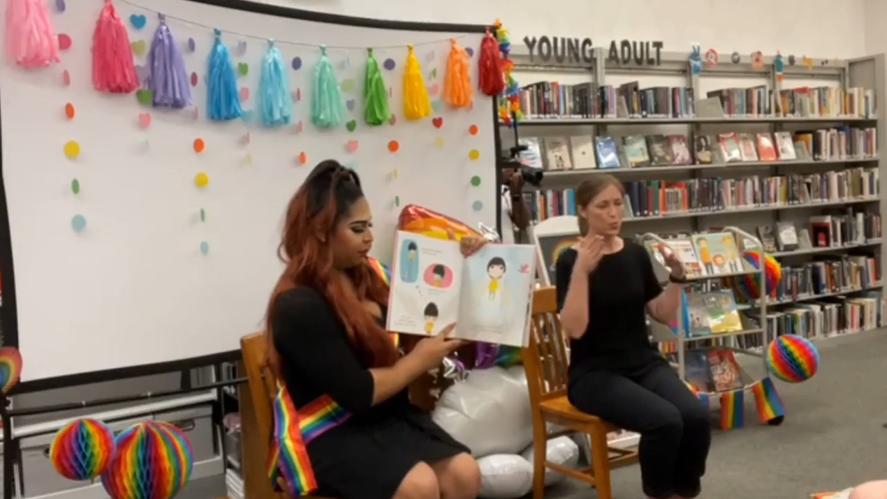 Drag Queen Storytime at Caseyville, Illinois Public Library