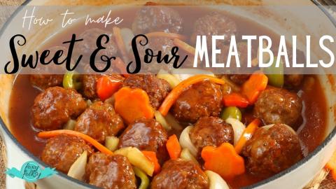 Filipino Style Sweet And Sour MEATBALLS | FOXY FOLKSY Rec...